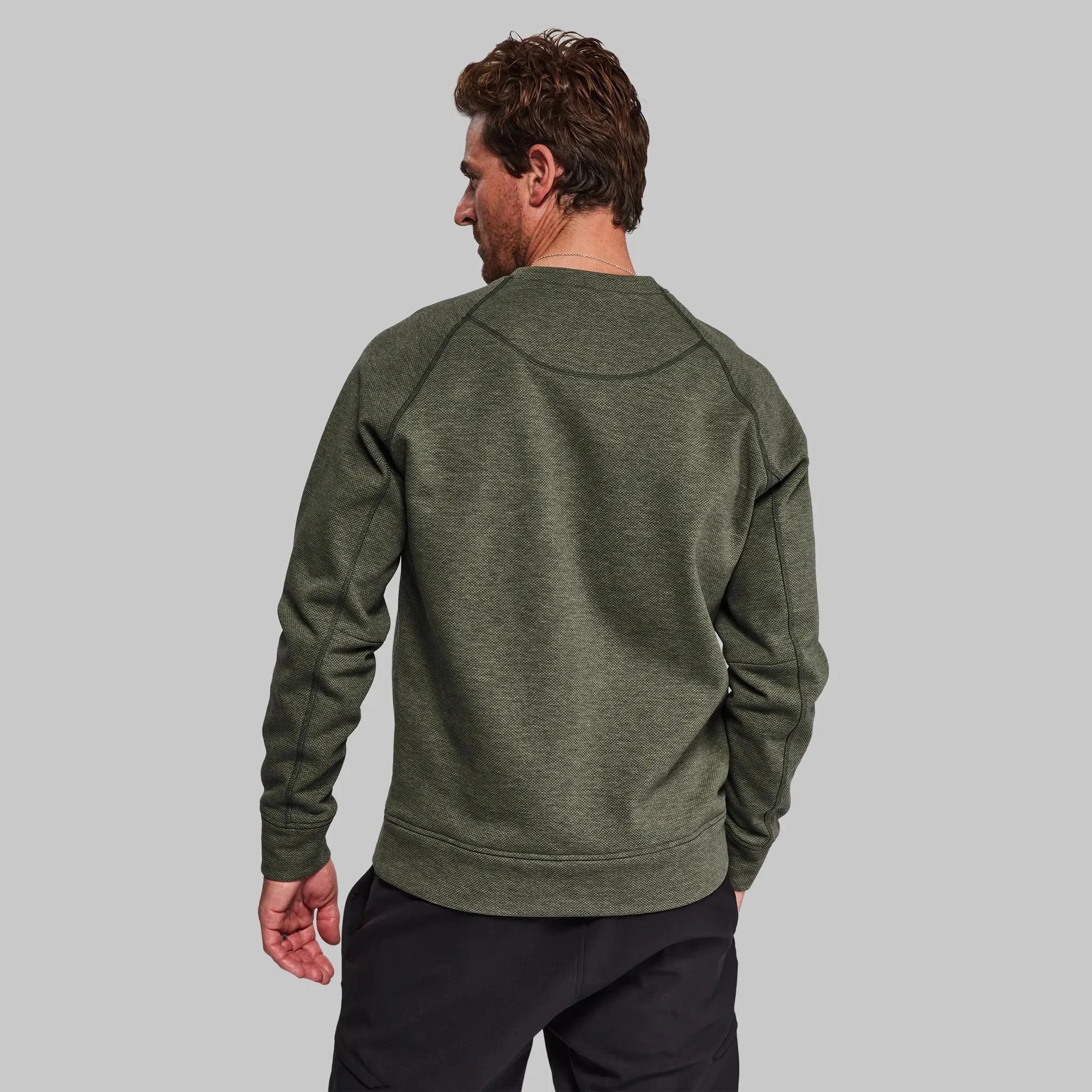 100 Year Crew Neck Sweatshirt. Grey-Green edition