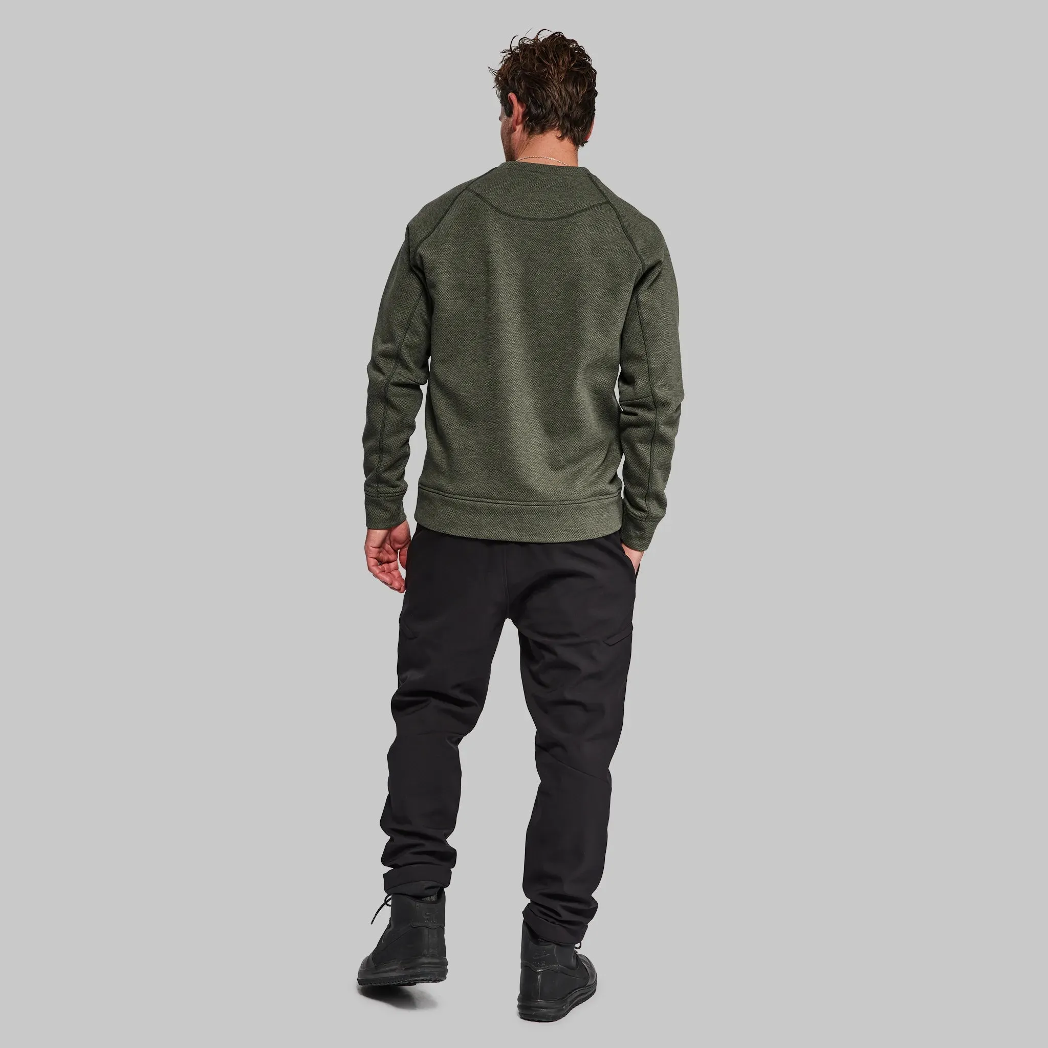 100 Year Crew Neck Sweatshirt. Grey-Green edition