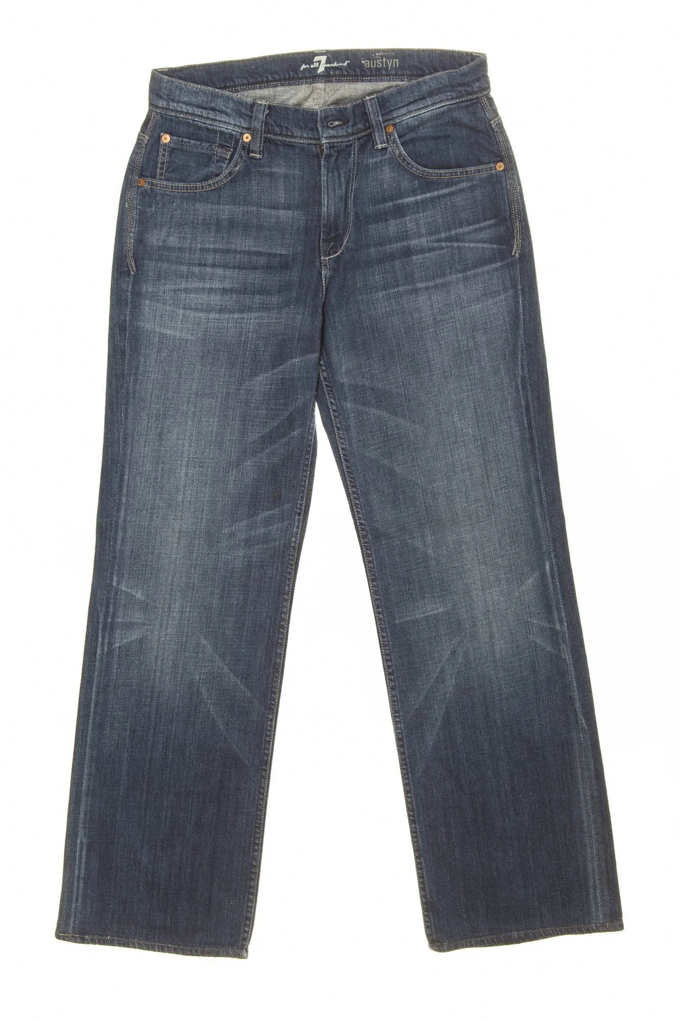 7 For All Mankind - "Austyn" Blue Denim Jeans - 30