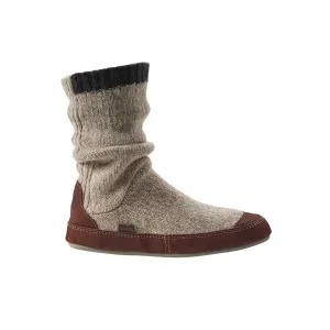 Acorn Men's Slouch Boots - Non-Slip Sole, Grey Ragg Wool, Large | A10162ACKML