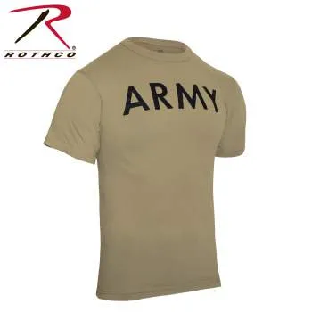 AR 670-1 Coyote Brown Army Physical Training T-Shirt