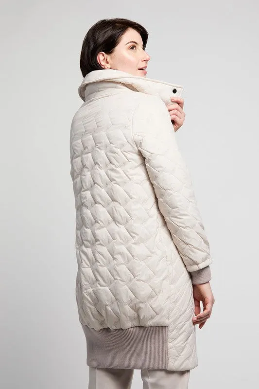 Atelier by Lyse Spenard Quilted Coat - Whisper