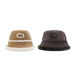 AUSTRALIAN SHEPHERD® Fluffy Sheepskin Wool Bucket Stacea Hat