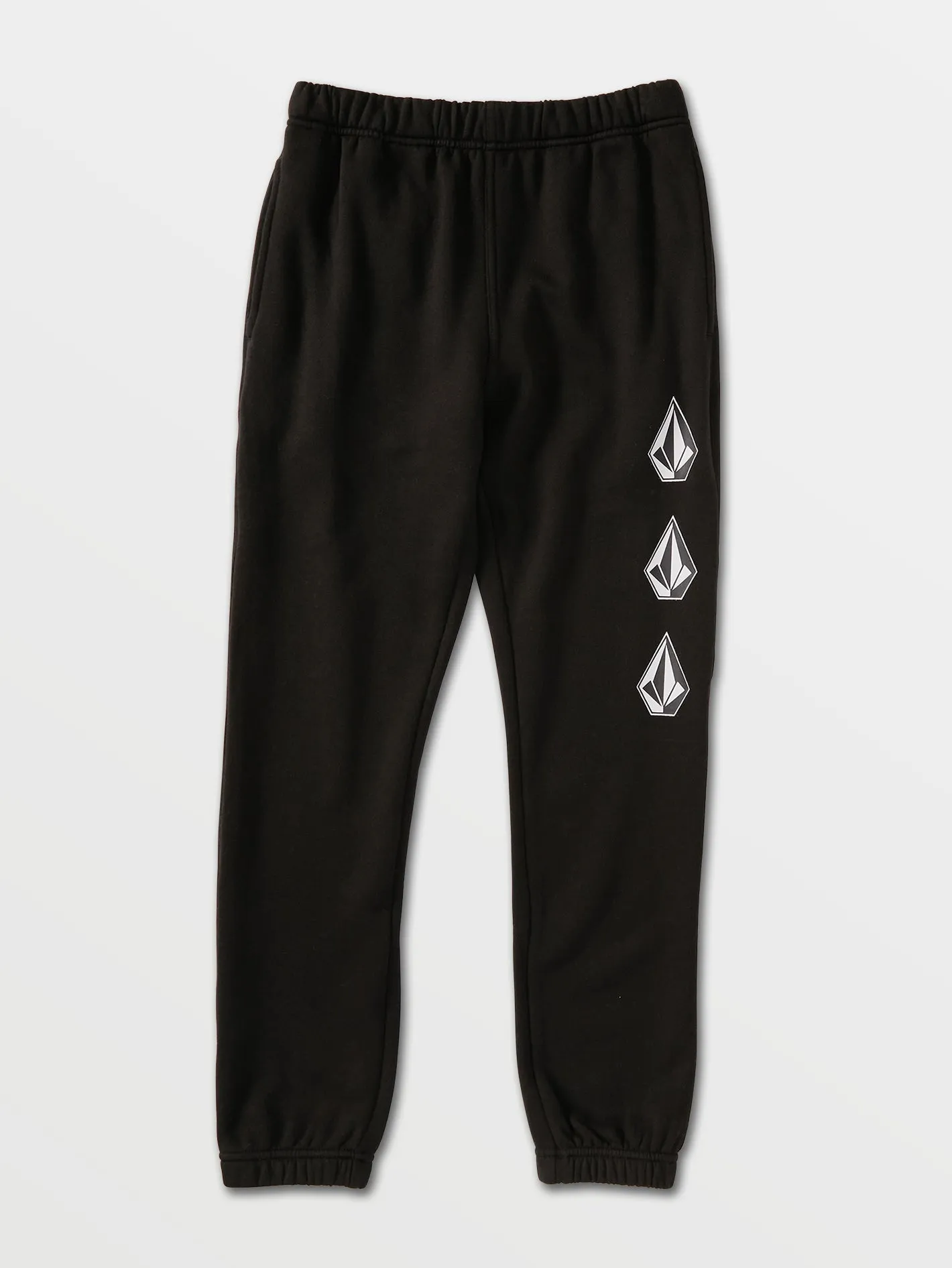 Big Boys Iconic Stone Fleece Pants - Black