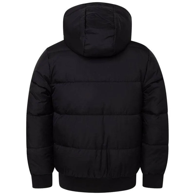 Boys Black Reversible Puffer Jacket