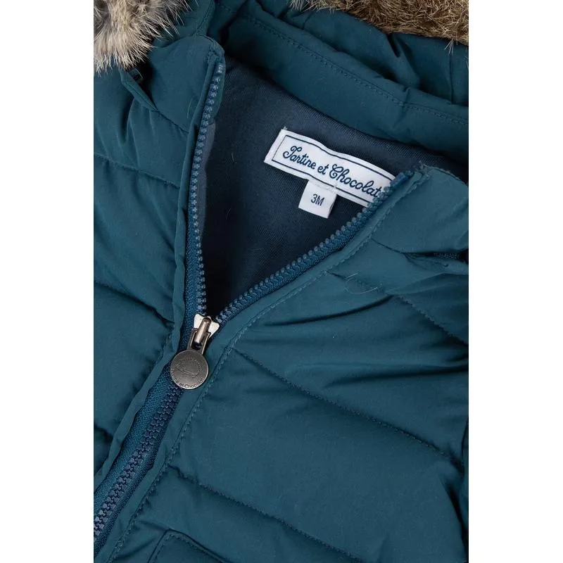 Boys Blue Puffer Jacket