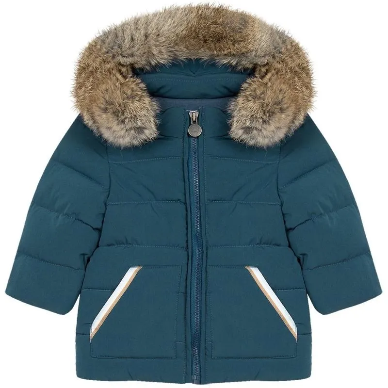 Boys Blue Puffer Jacket