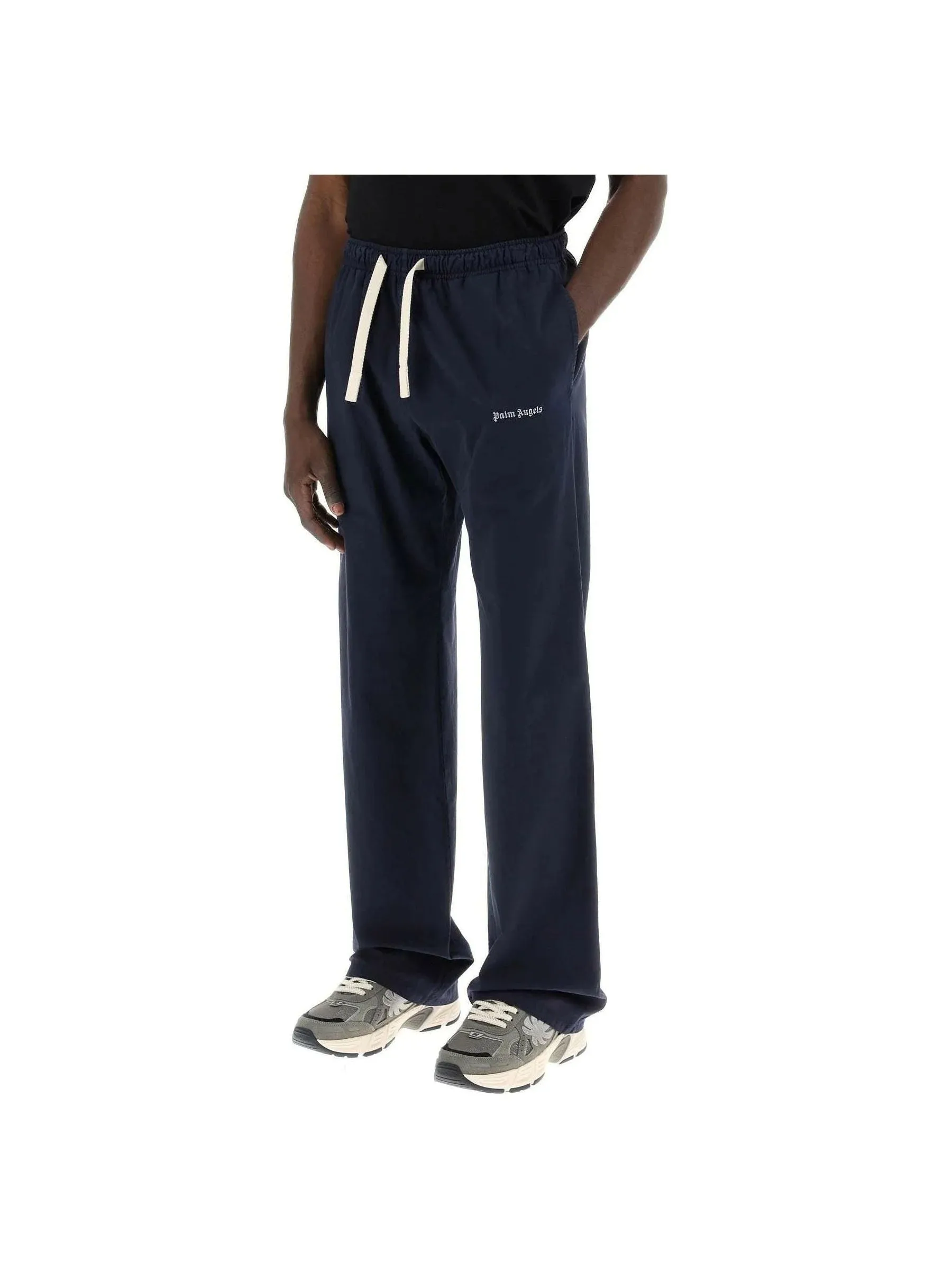 Cotton Travel Pants with Drawstring Closure