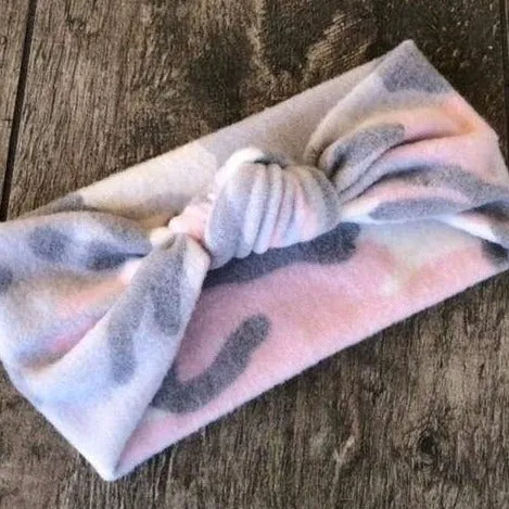 Cozy Camouflage | Adjustable Knotted Headband