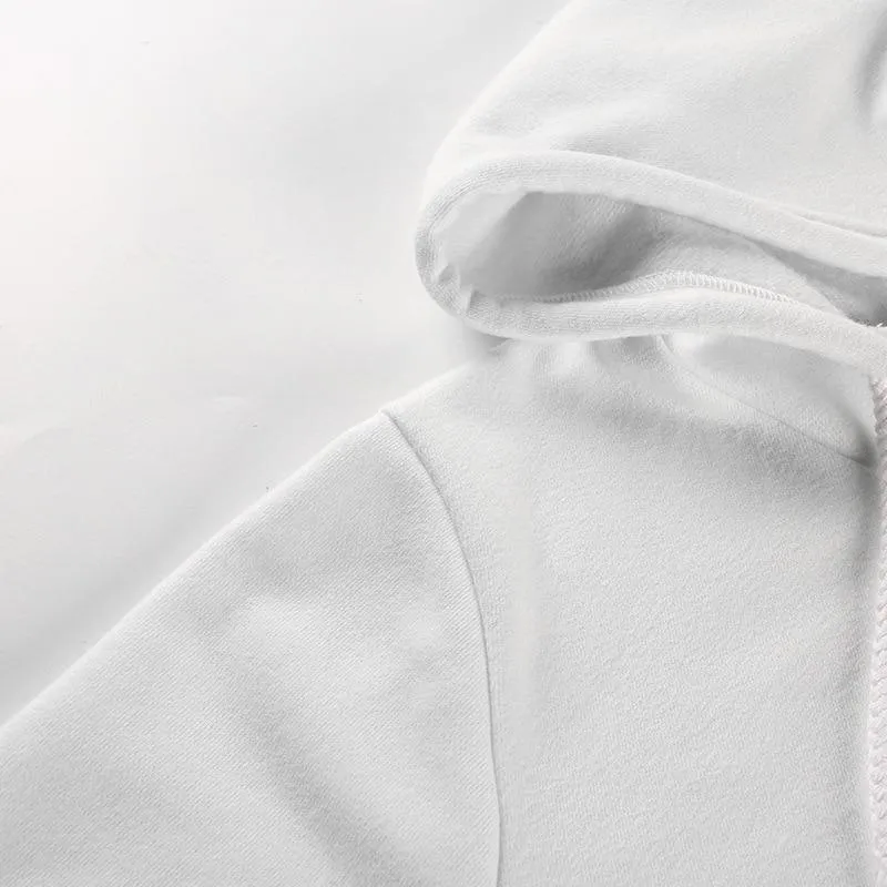 Cropped Zip-Up Women's Hoodie: A cropped long sleeve hoodie to mix and match with your wardrobe