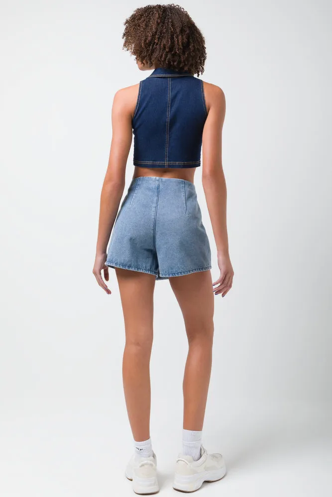 Denim Skort Blue