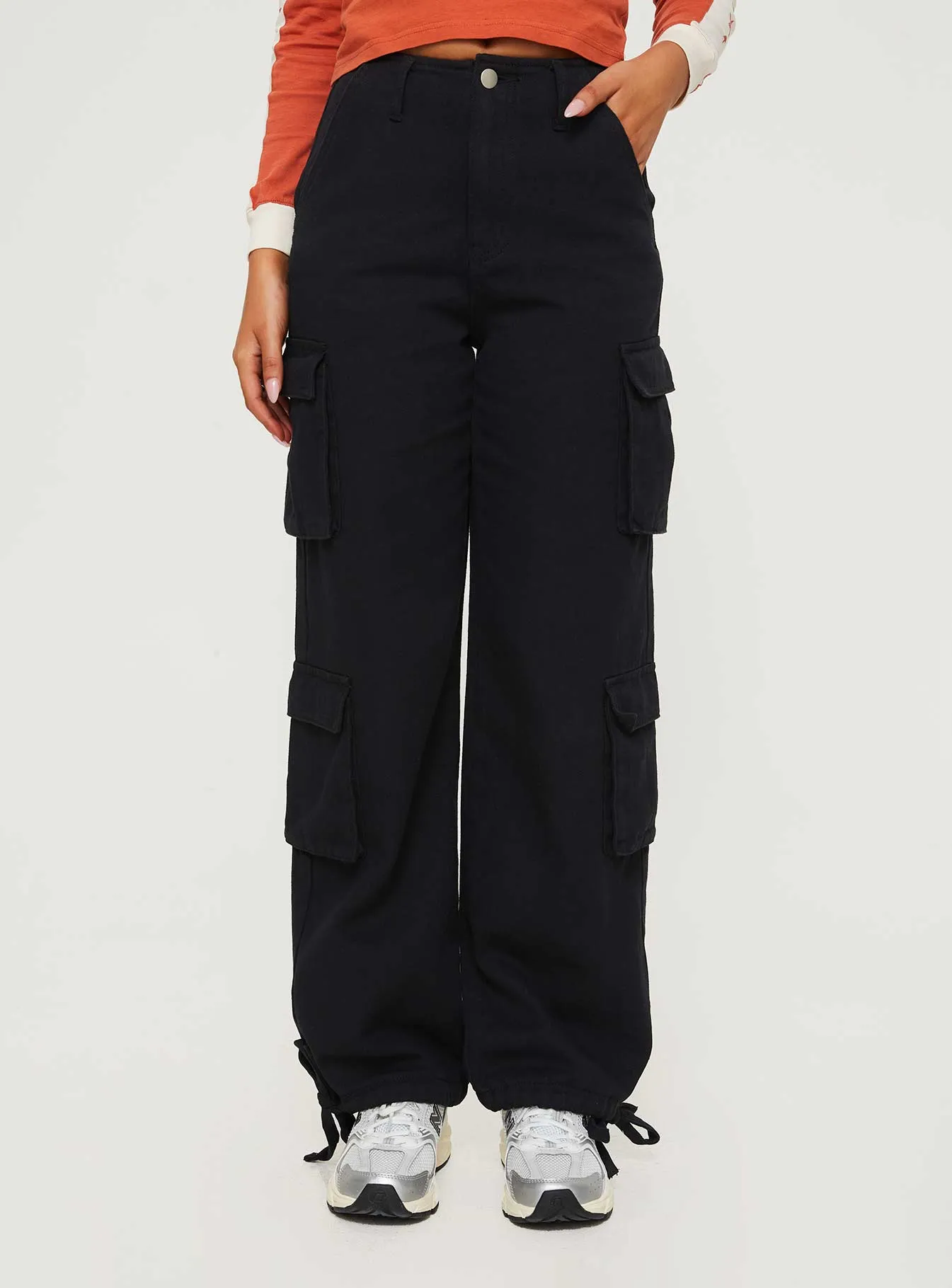 Driscoll Cargo Pants Washed Black