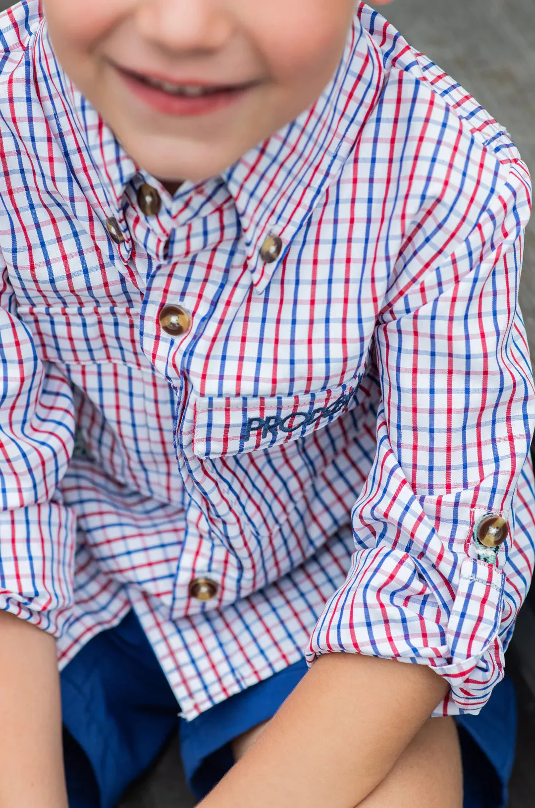 Founders Fishing Shirt - Americana Plaid