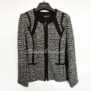 Habella Abstract Print Collarless Jacket - Style 57180-50058-11