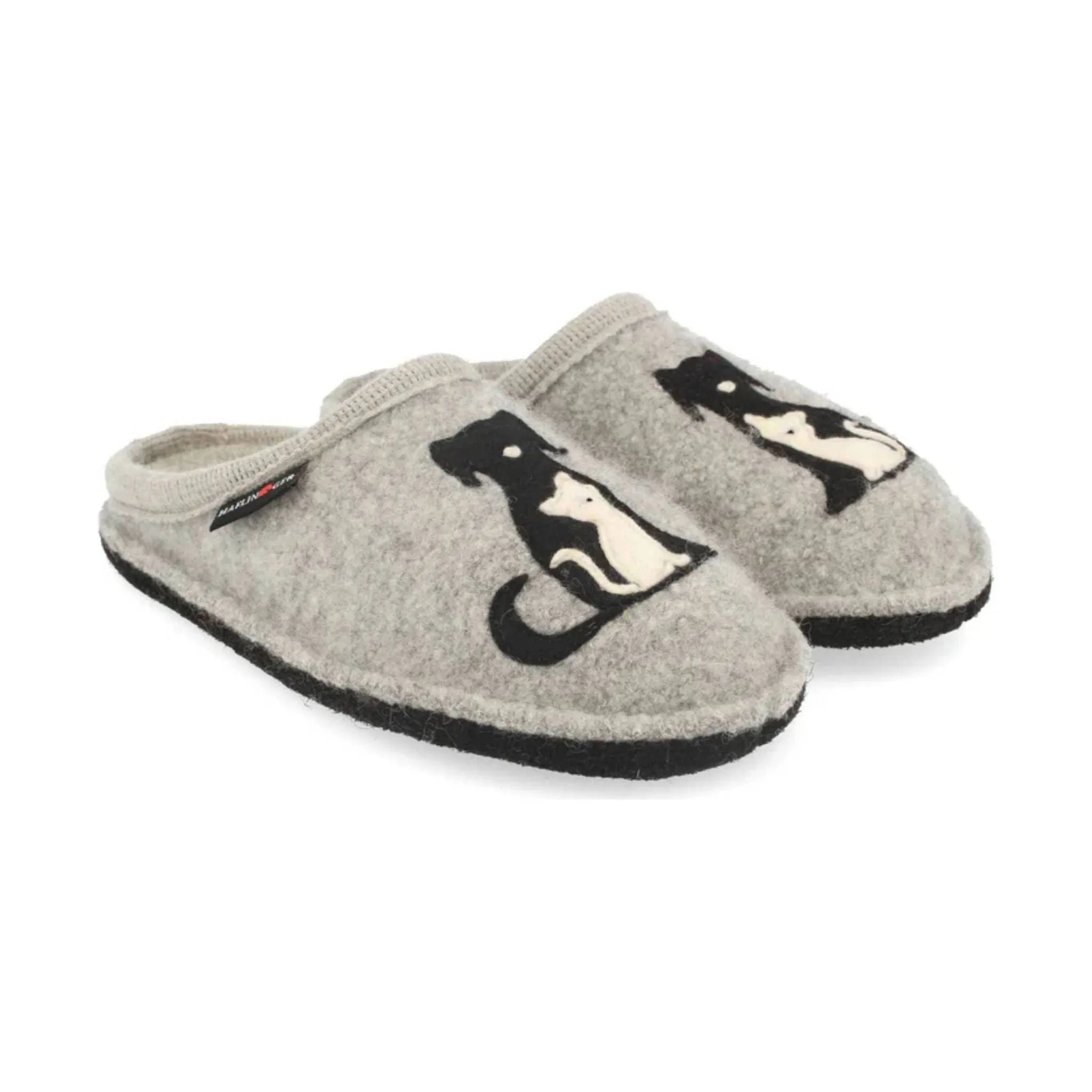 Haflinger Canegatto Slippers - Grey