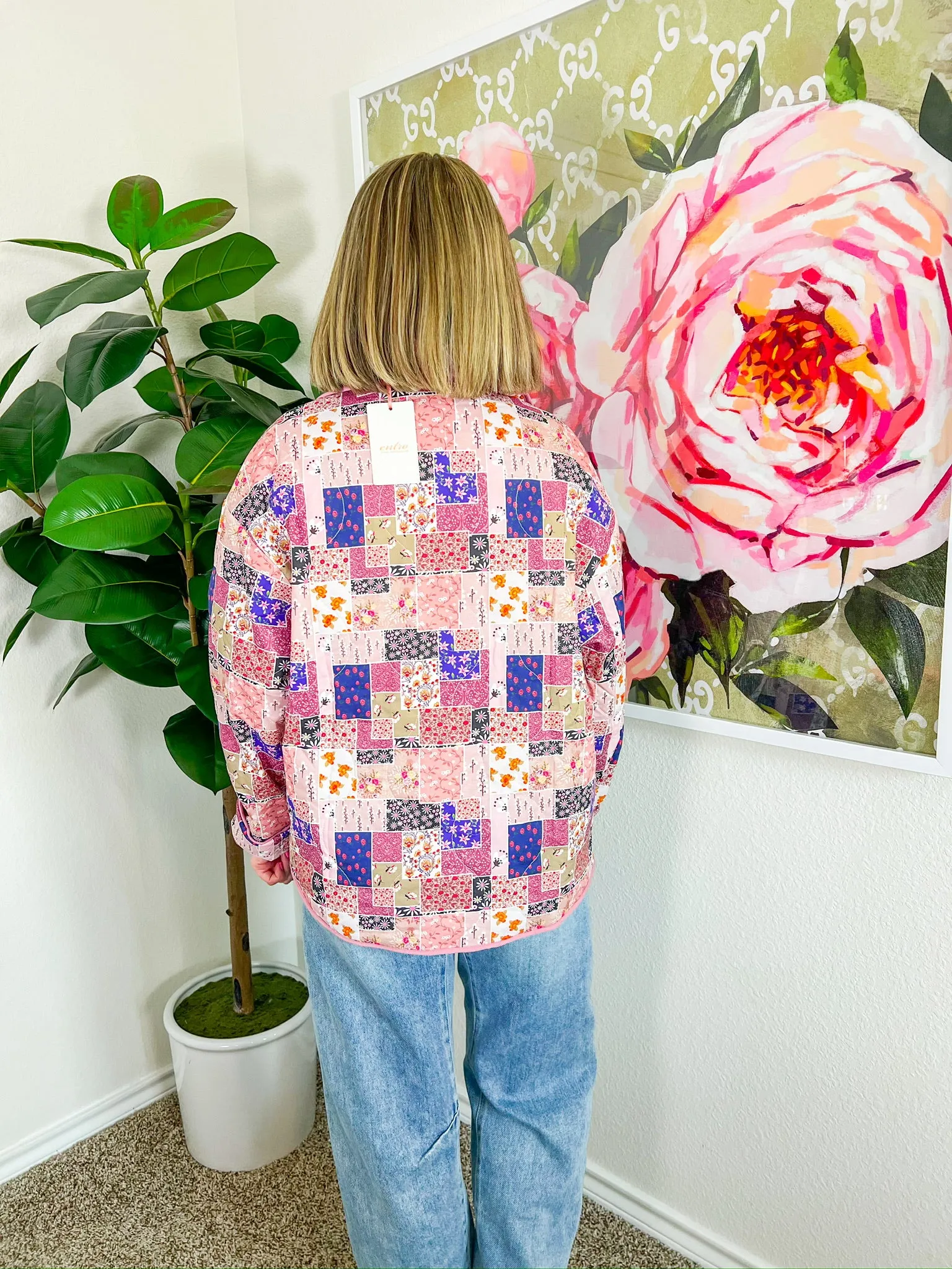 In The Scrapbook Jacket - Rose Multi