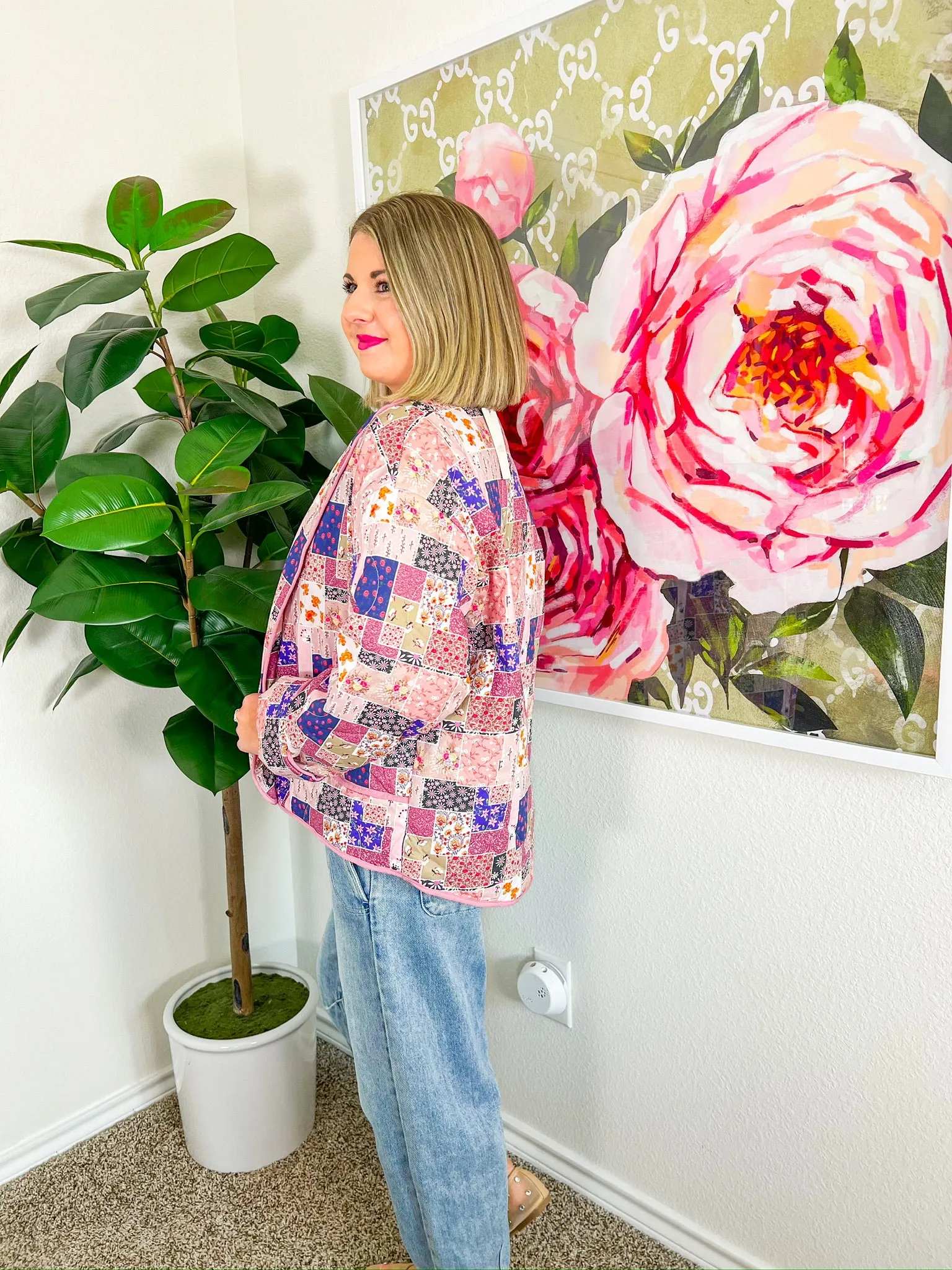 In The Scrapbook Jacket - Rose Multi