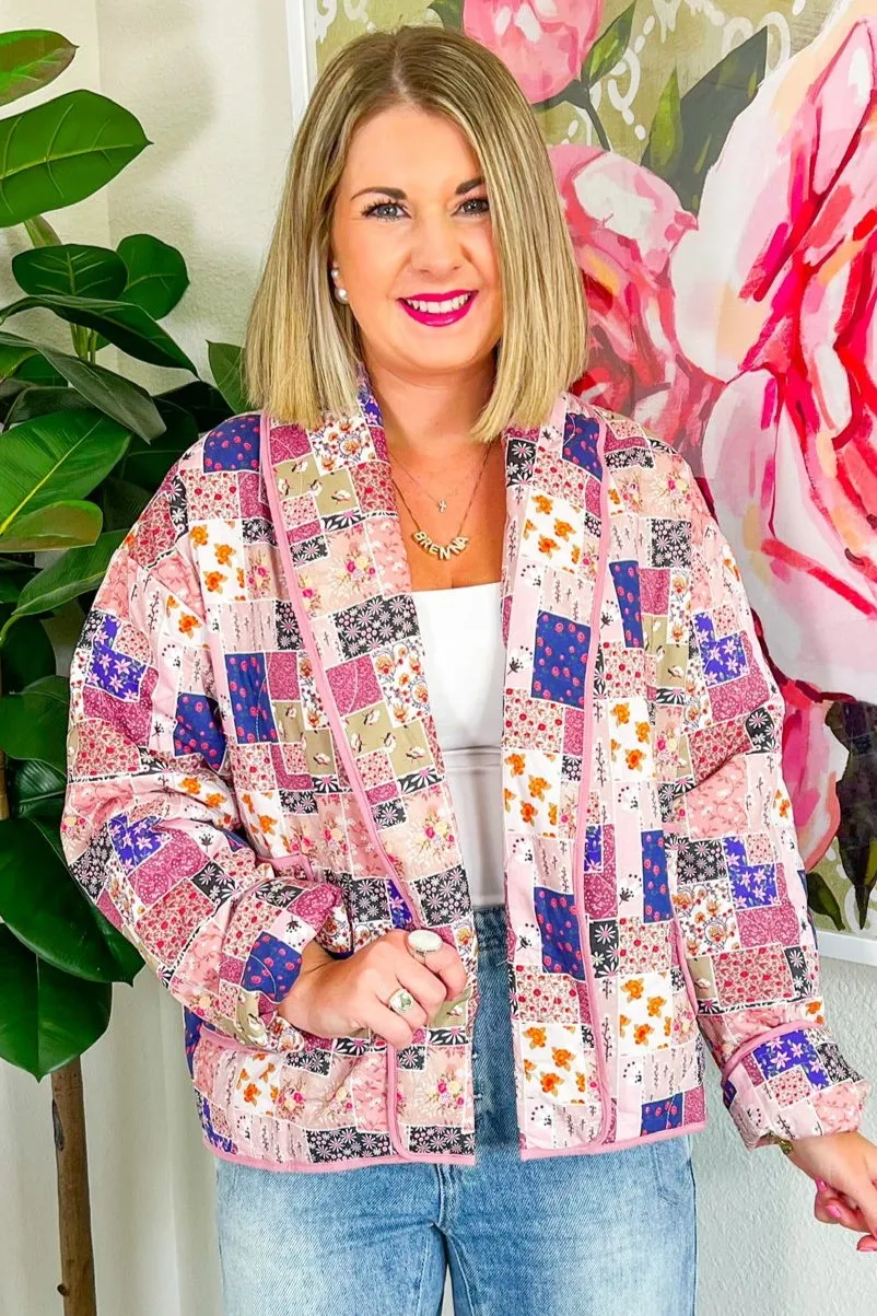 In The Scrapbook Jacket - Rose Multi