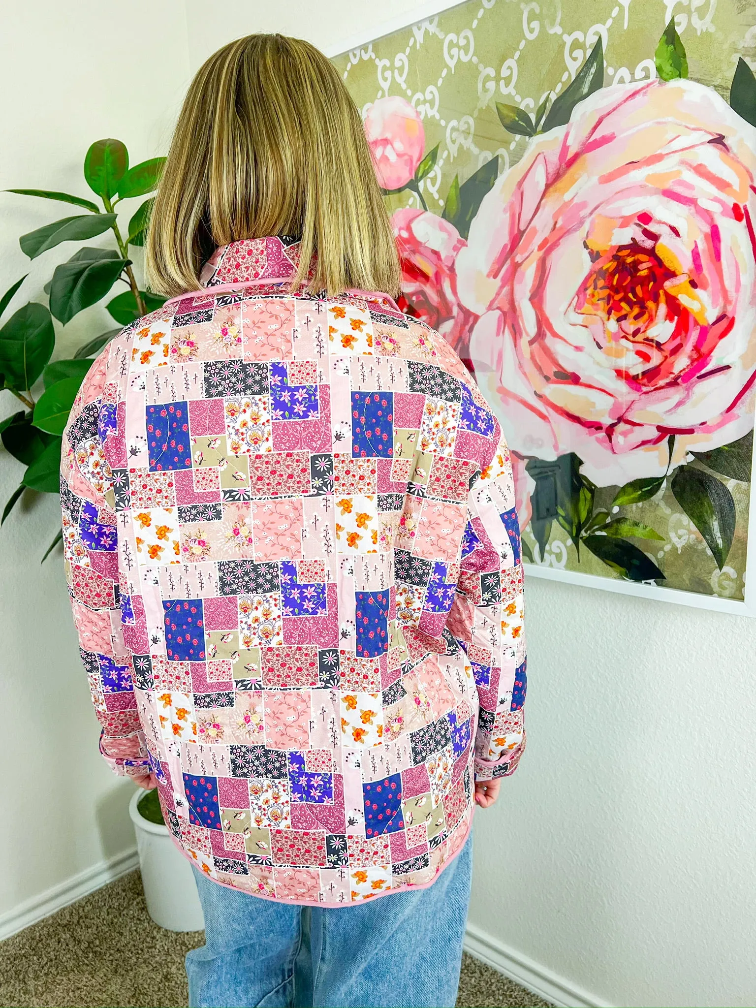 In The Scrapbook Jacket - Rose Multi