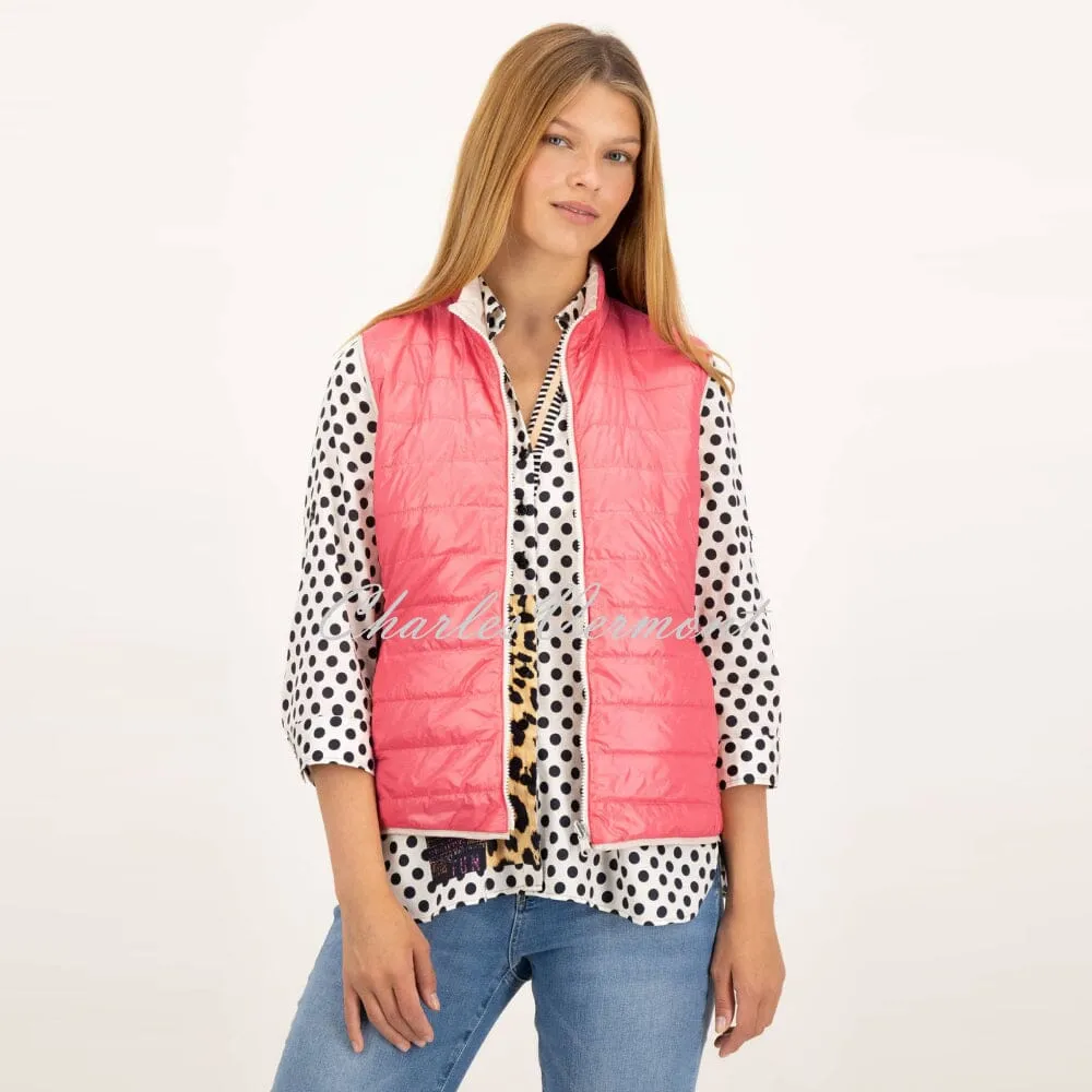 Just White Reversible Gilet Jacket - Style J1413