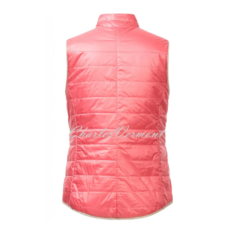 Just White Reversible Gilet Jacket - Style J1413