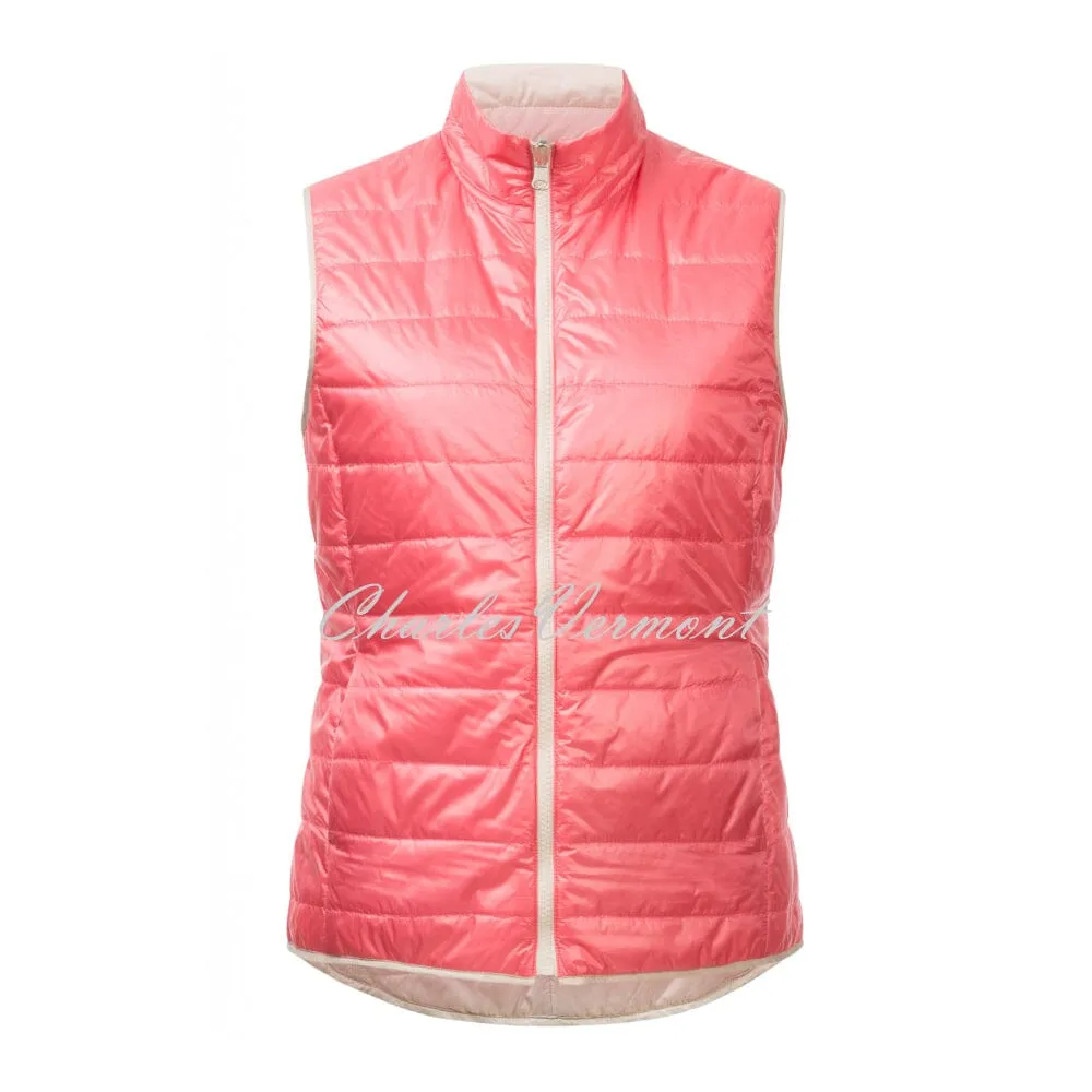 Just White Reversible Gilet Jacket - Style J1413