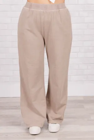 Keeping It Simple Pants, Ash Mocha