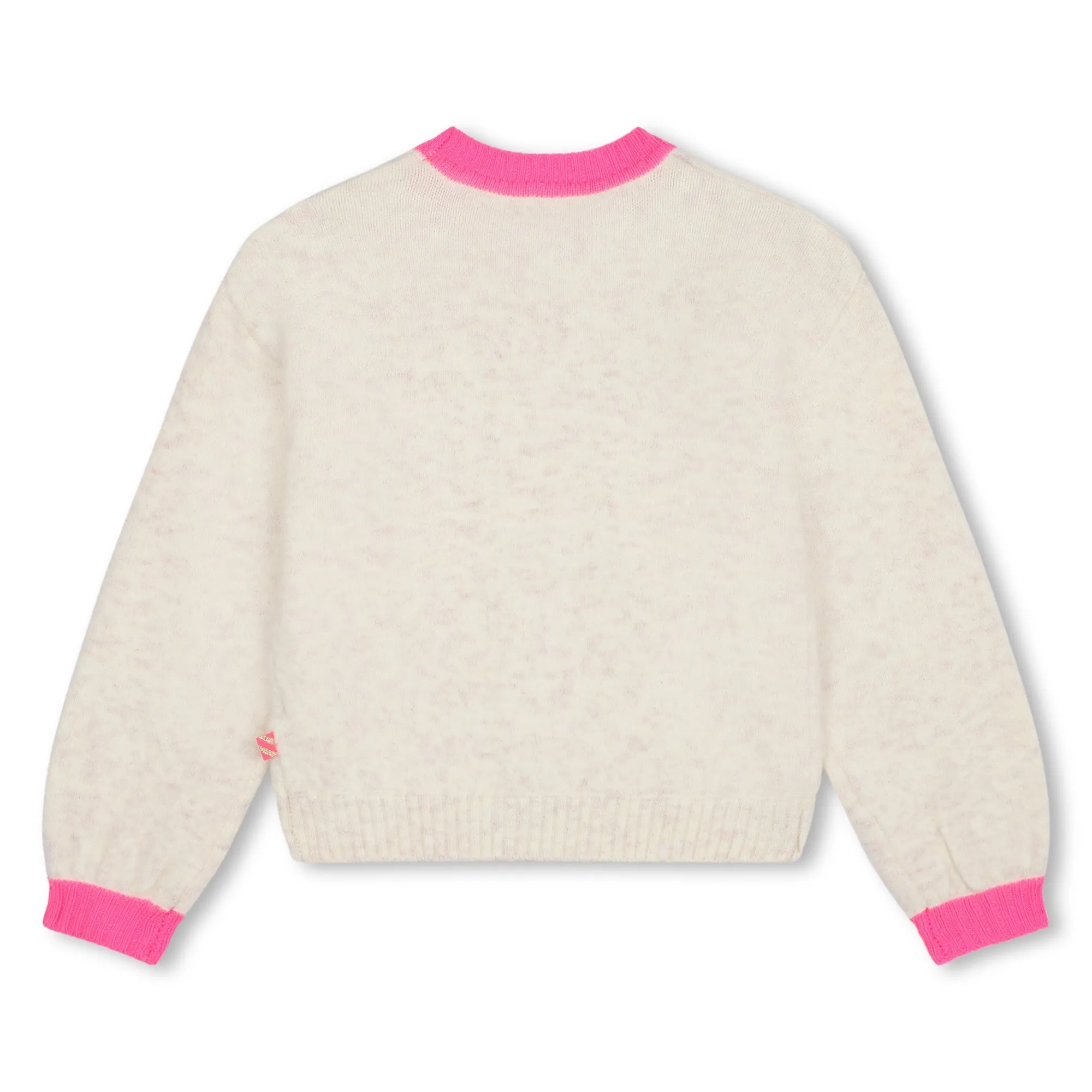 Knit Sequin Heart Sweater