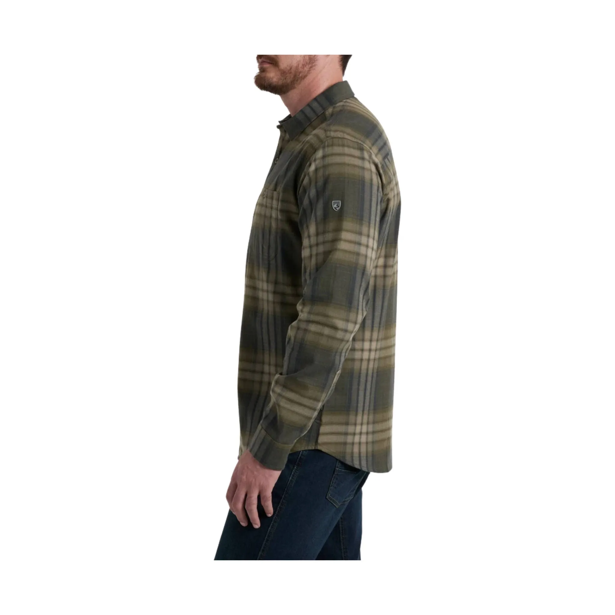 Kuhl Men's Fugitive Flannel Long Sleeve - Smokey Sage