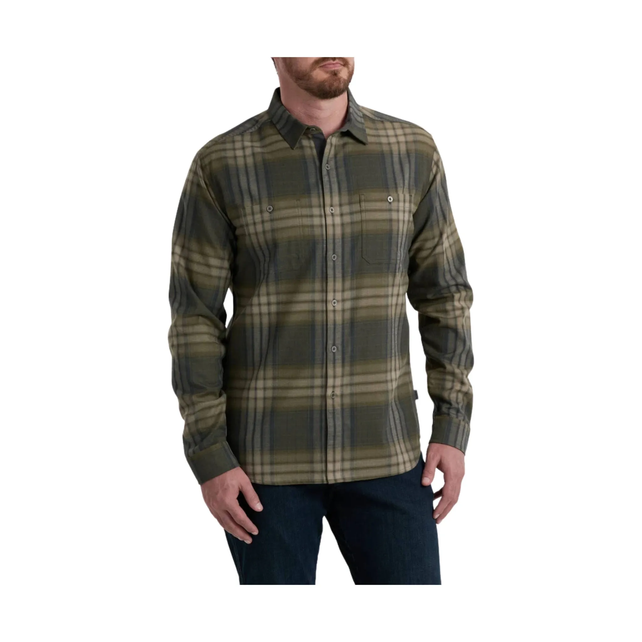 Kuhl Men's Fugitive Flannel Long Sleeve - Smokey Sage