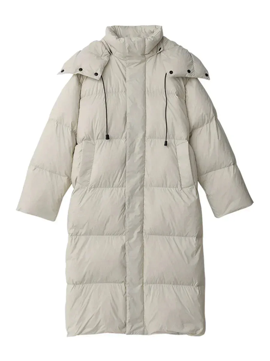 Ladies Puffy Long puffer thick coat long warm best winter coat