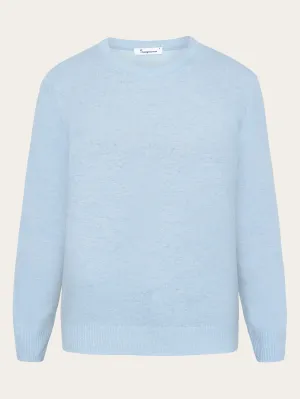 Lambswool crew neck - Asley Blue