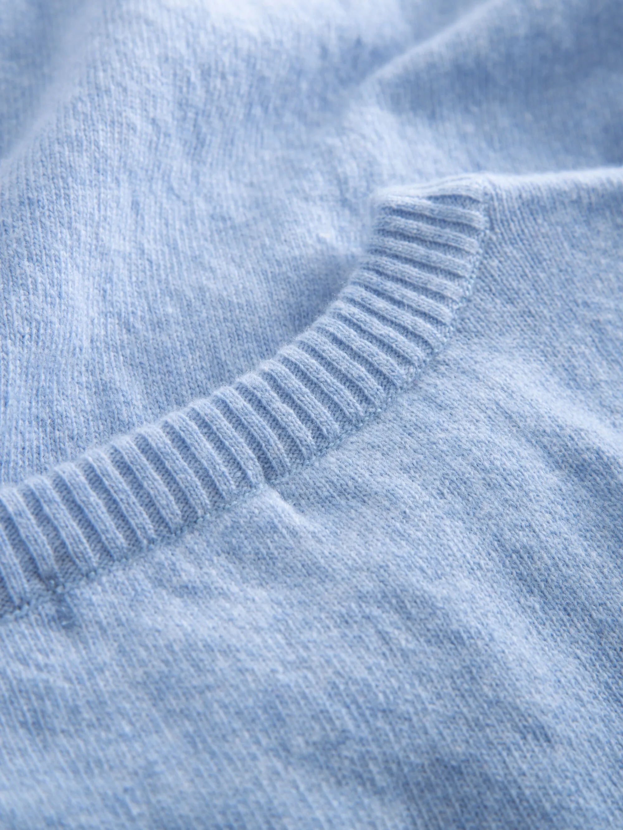 Lambswool crew neck - Asley Blue