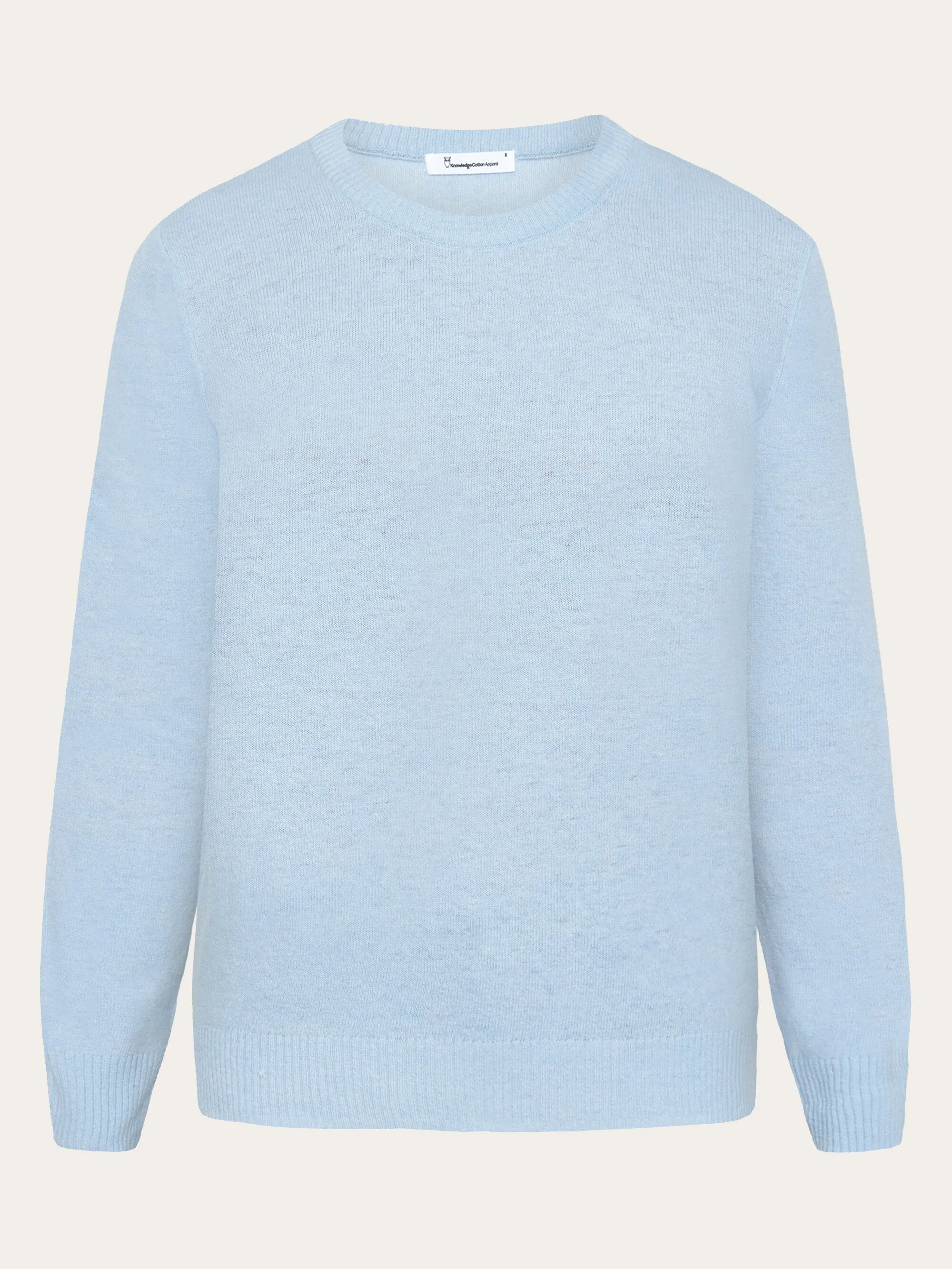 Lambswool crew neck - Asley Blue