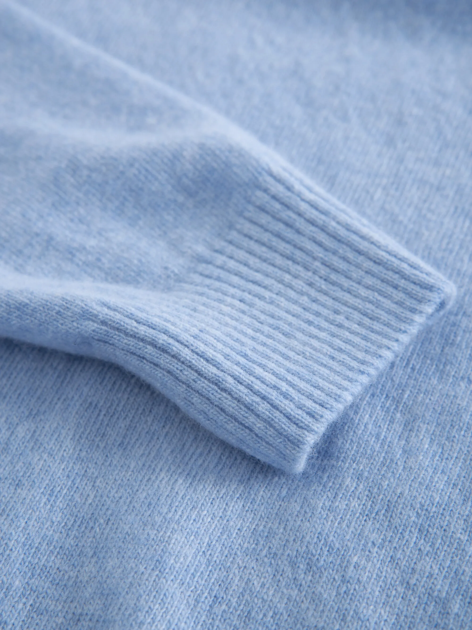 Lambswool crew neck - Asley Blue