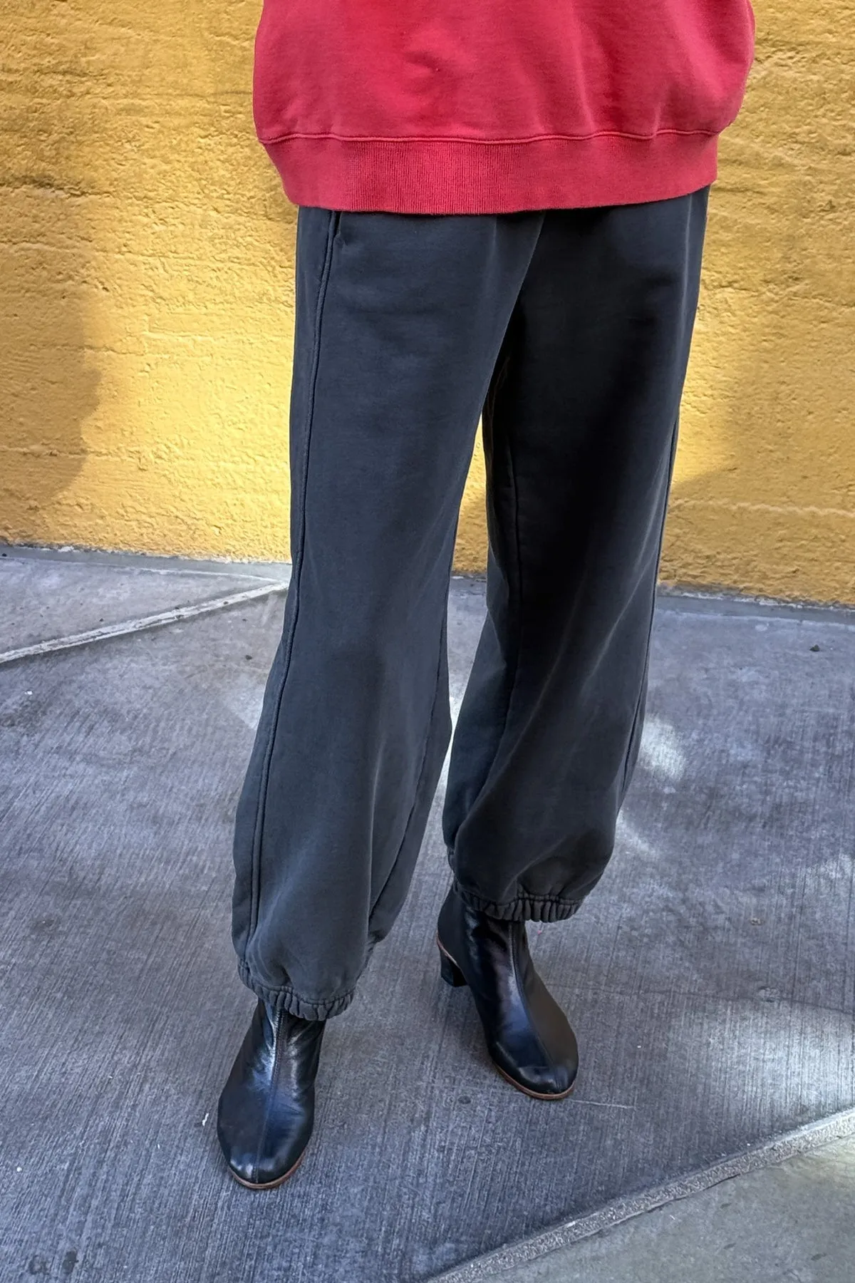 Le Bon Shoppe Coal French Terry Balloon Pants