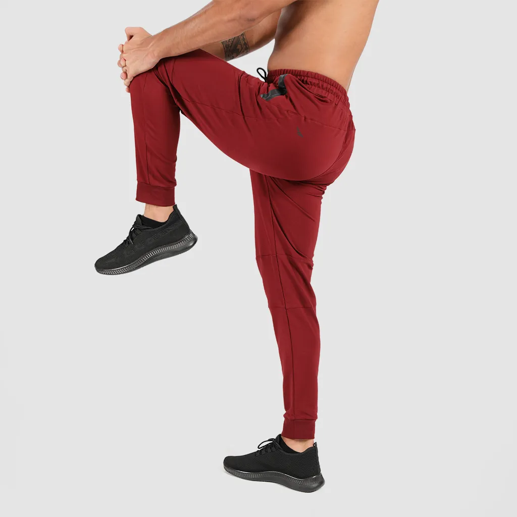 MEN-ESSENTIAL-PANT-TERRY (DARK RED)