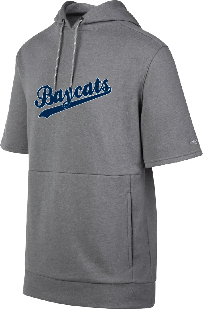 Mizuno Short Sleeve Game Time Barrie Baycats Hoodie | Embroidered Logo and Number