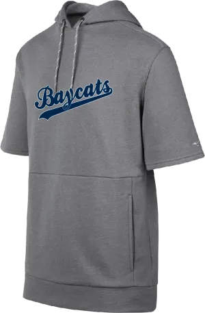 Mizuno Short Sleeve Game Time Barrie Baycats Hoodie | Embroidered Logo and Number