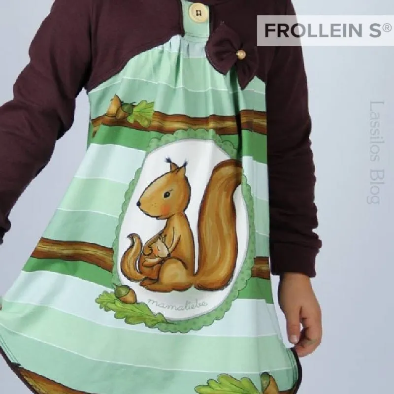 Panel Set - Cotton Jersey - Squirrel - Green