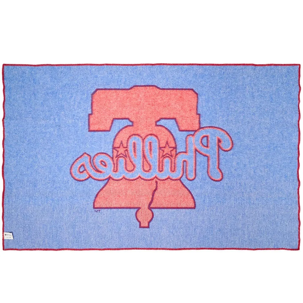 Philadelphia Phillies Wool Throw Blanket