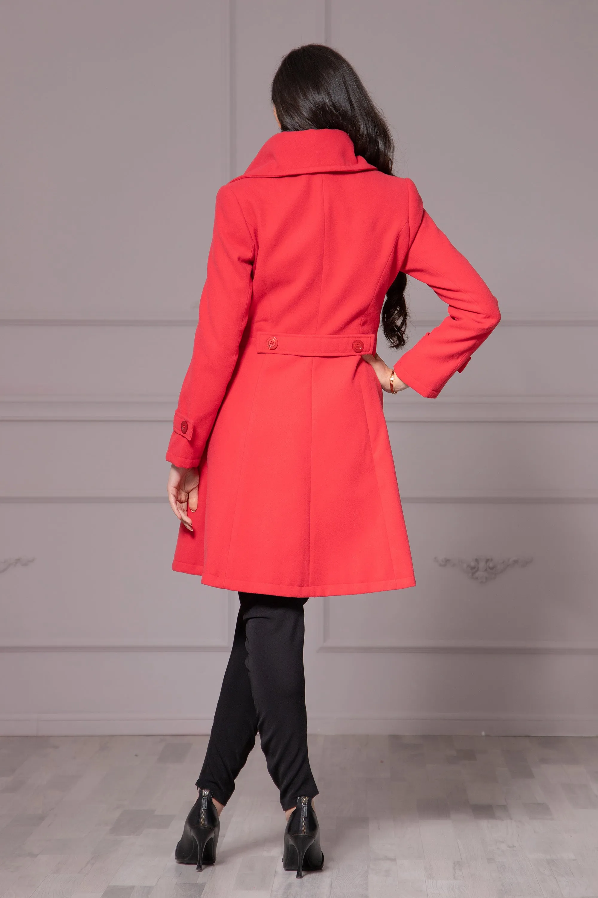 PIN UP MIDI COAT