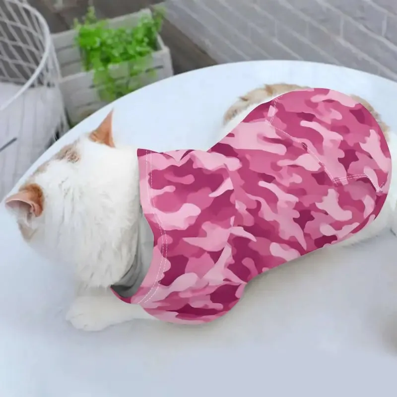 Pink Camo Dog Hoodie for Your Stylish Furry Friend