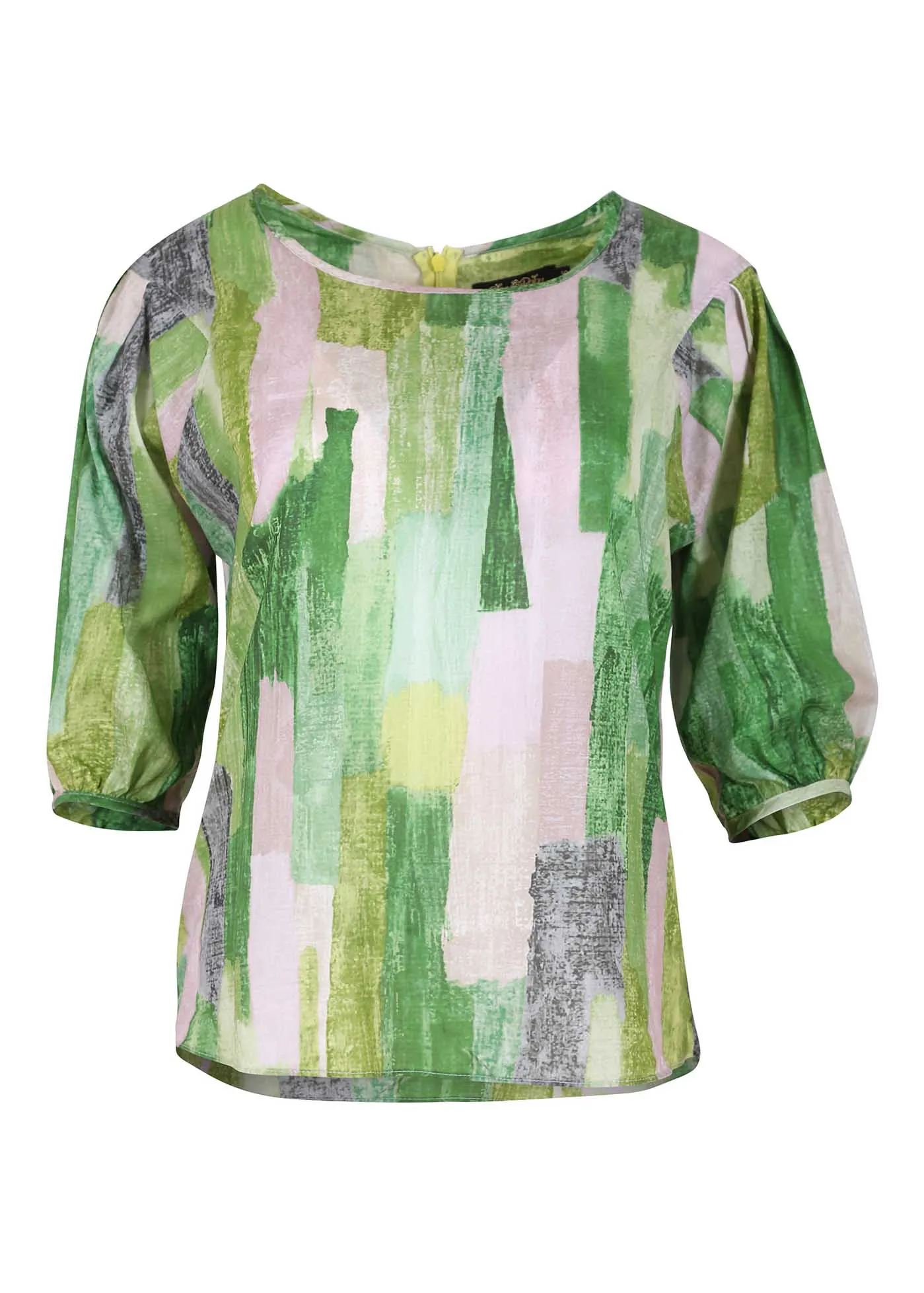 Providencia Blouse Mountain Green in Cotton