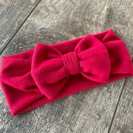 Red Cozy-Collection | Bow Headband