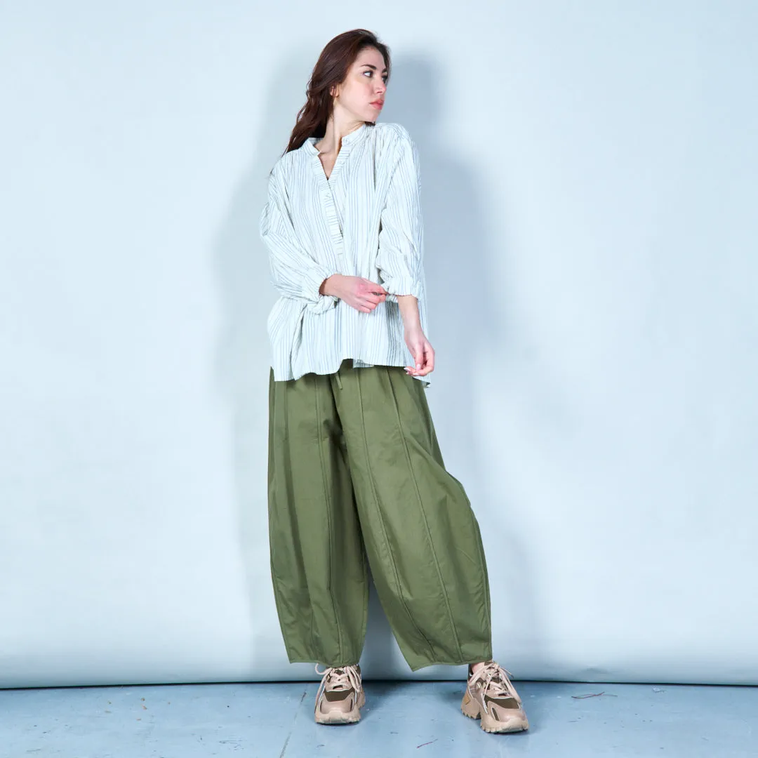 Relaxed fit drawstring pants wholesale