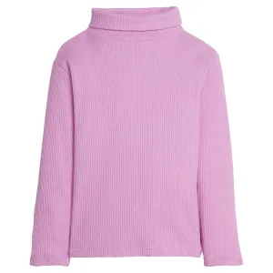 Ribbed Turtleneck - Petal