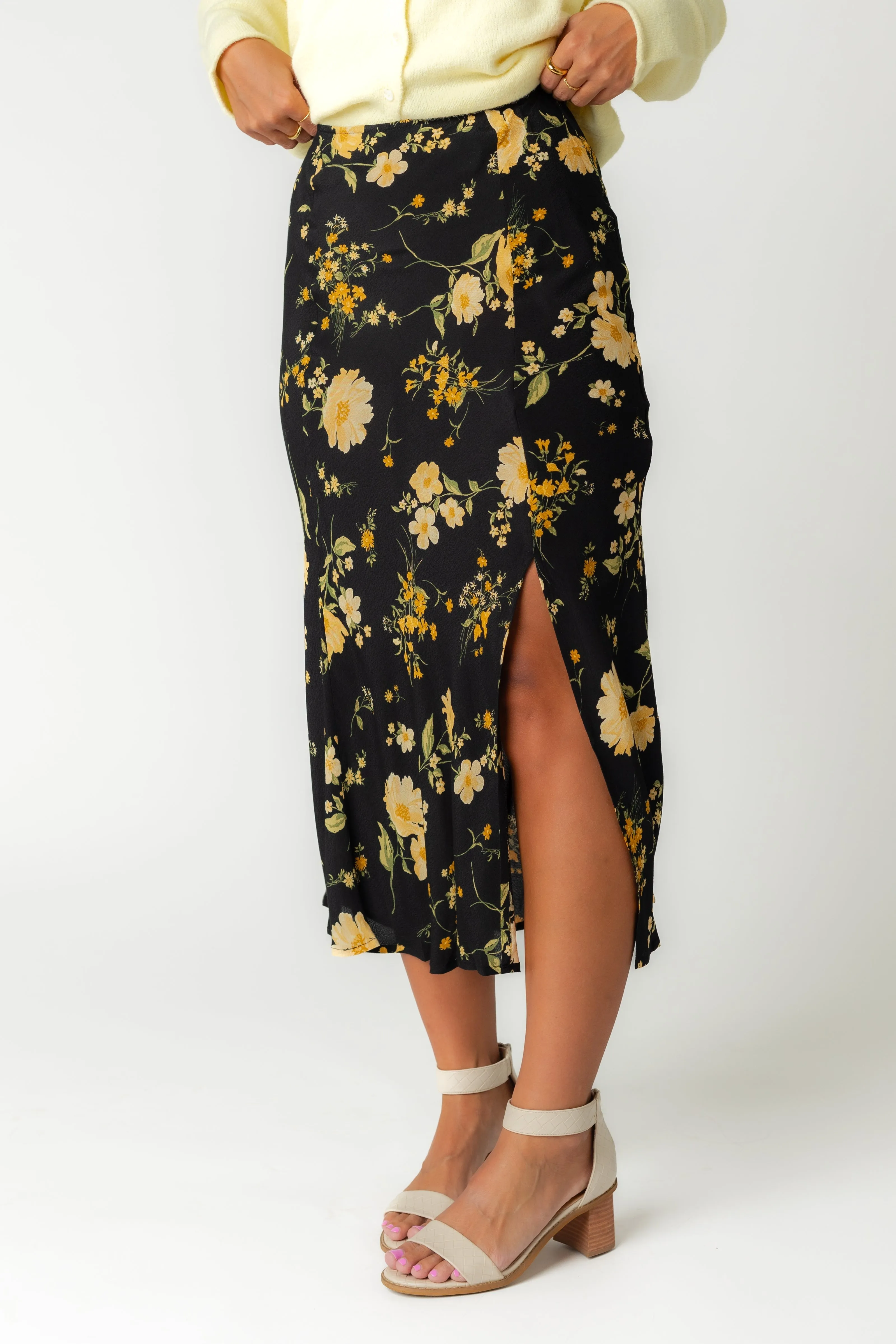 Riverside Side Slit Skirt