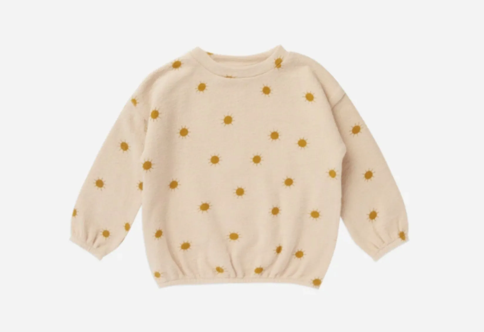 Rylee   Cru Baby to Youth Sun Pattern Slouchy Pullover