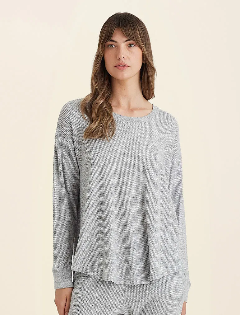 Super Soft Waffle Relaxed Top